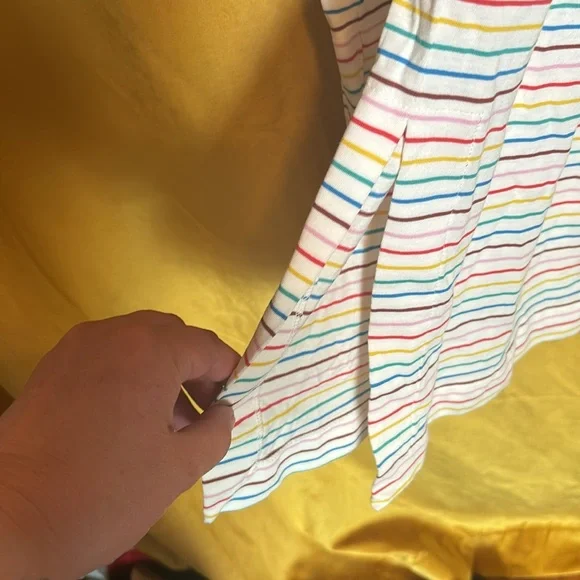 Boden UK Ella Maxi Dress Rainbow Stripe EUC 10 - Picture 3 of 5